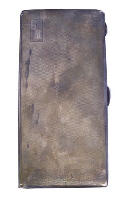 Lot 123 - A George VI silver cigarette case