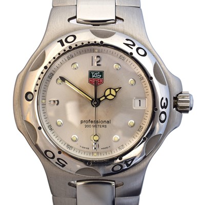 Lot 234 - A stainless steel Tag Heuer 'Kirium' quartz wristwatch