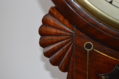 Lot 259 - An Early 19th Century French Royal Exchange Drop Dial Single Fusee Wall Clock