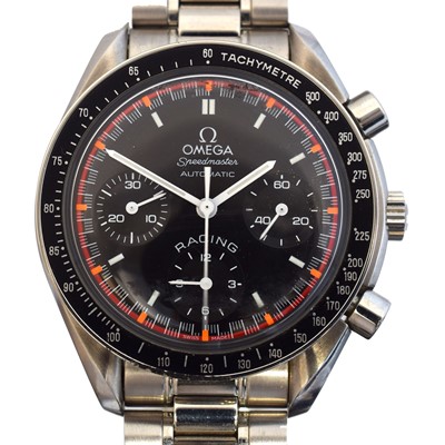 Lot 217 - An Omega Speedmaster Racing 'Michael Schumacher' automatic wristwatch, ref. 3518-50.00.