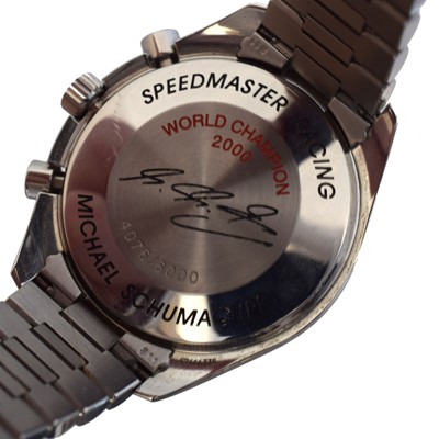 Lot An Omega Speedmaster Racing 'Michael Schumacher' automatic wristwatch, ref. 3518-50.00.