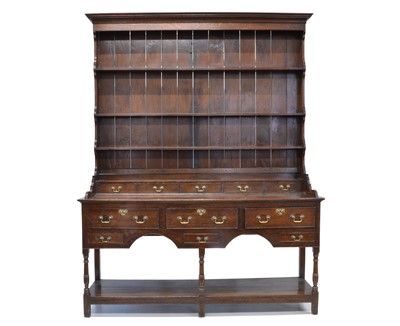Lot 400 - Mid 18th Century Oak Dresser