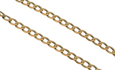 Lot 79 - A 9ct gold chain necklace.