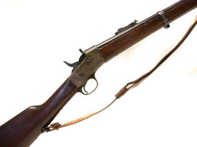 Lot 56 - Remington rolling block rifle chambered in .43...