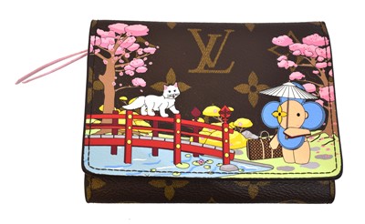 Lot 178 - A limited edition Louis Vuitton 'Victorine Vivienne' monogram wallet