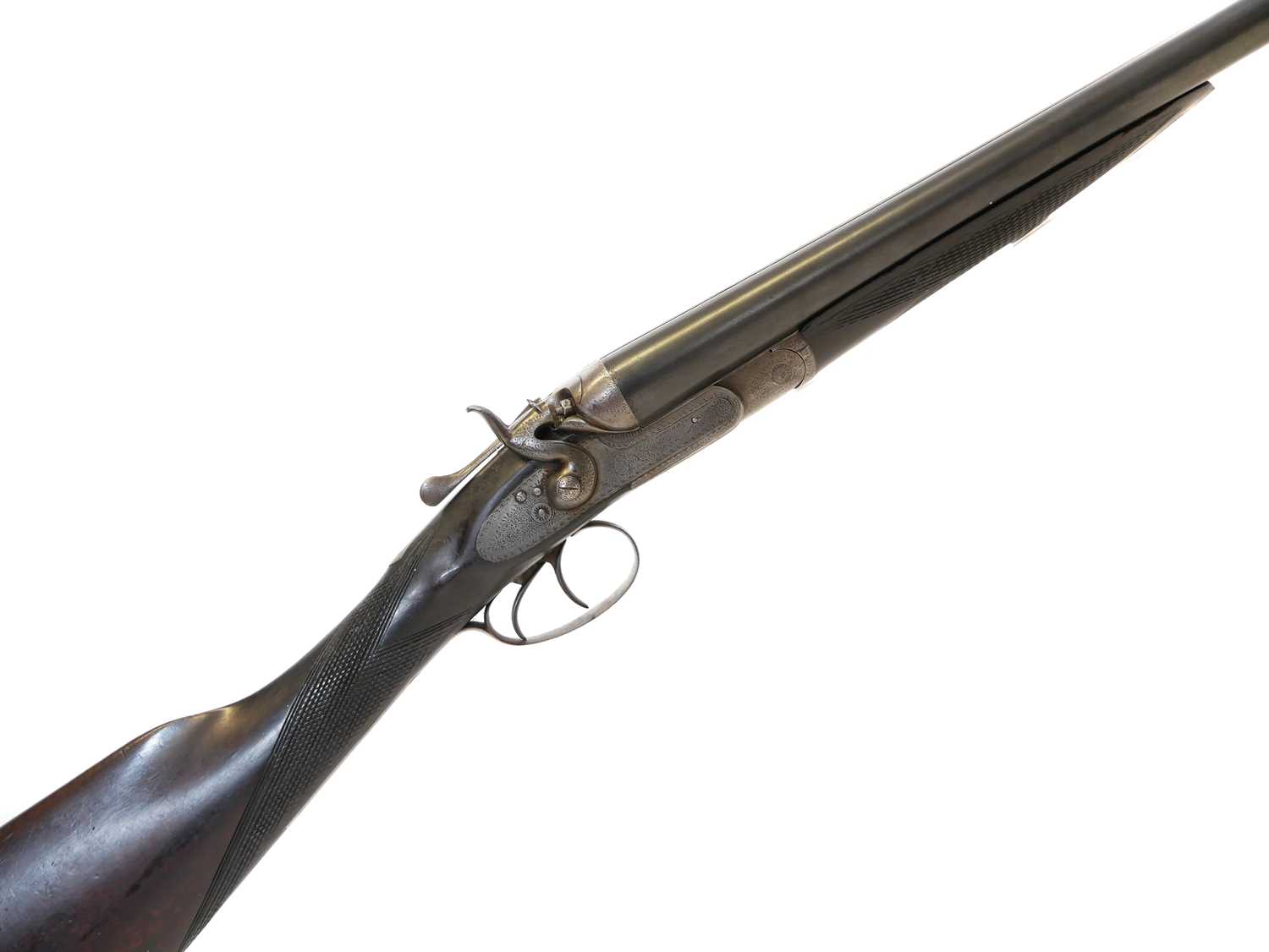 Lot 422 - Thomas Clough and Sons 12 bore side by side...
