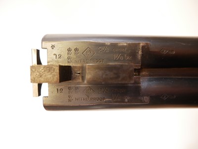 Lot 422 - Thomas Clough and Sons 12 bore side by side...