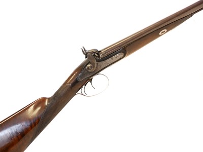 Lot 98 - C. Moore of London percussion 18 bore side by...