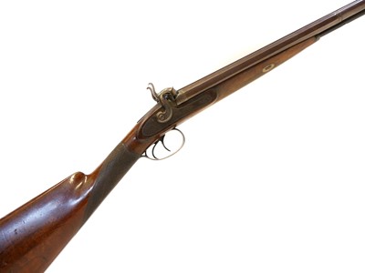 Lot 100 - T. Cambell of Glasgow percussion 20 bore side...