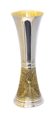 Lot 131 - An Elizabeth II commemorative silver and silver gilt 'The Westminster Cathedral Goblet'