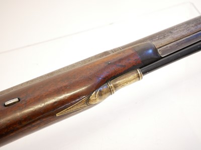 Lot 78 - Flintlock 14 bore single barrel shotgun,...