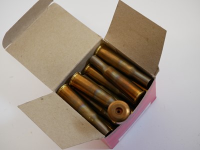 Lot 574 - 8x60R Kropatschek Bertram brass cases, x 20...
