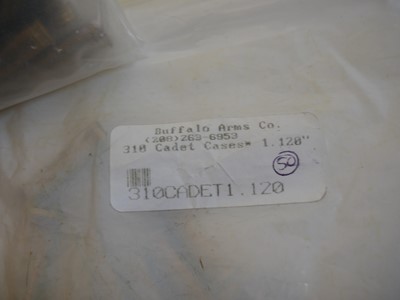 Lot 576 - .310 Cadet brass cases, x 150 reformed and...