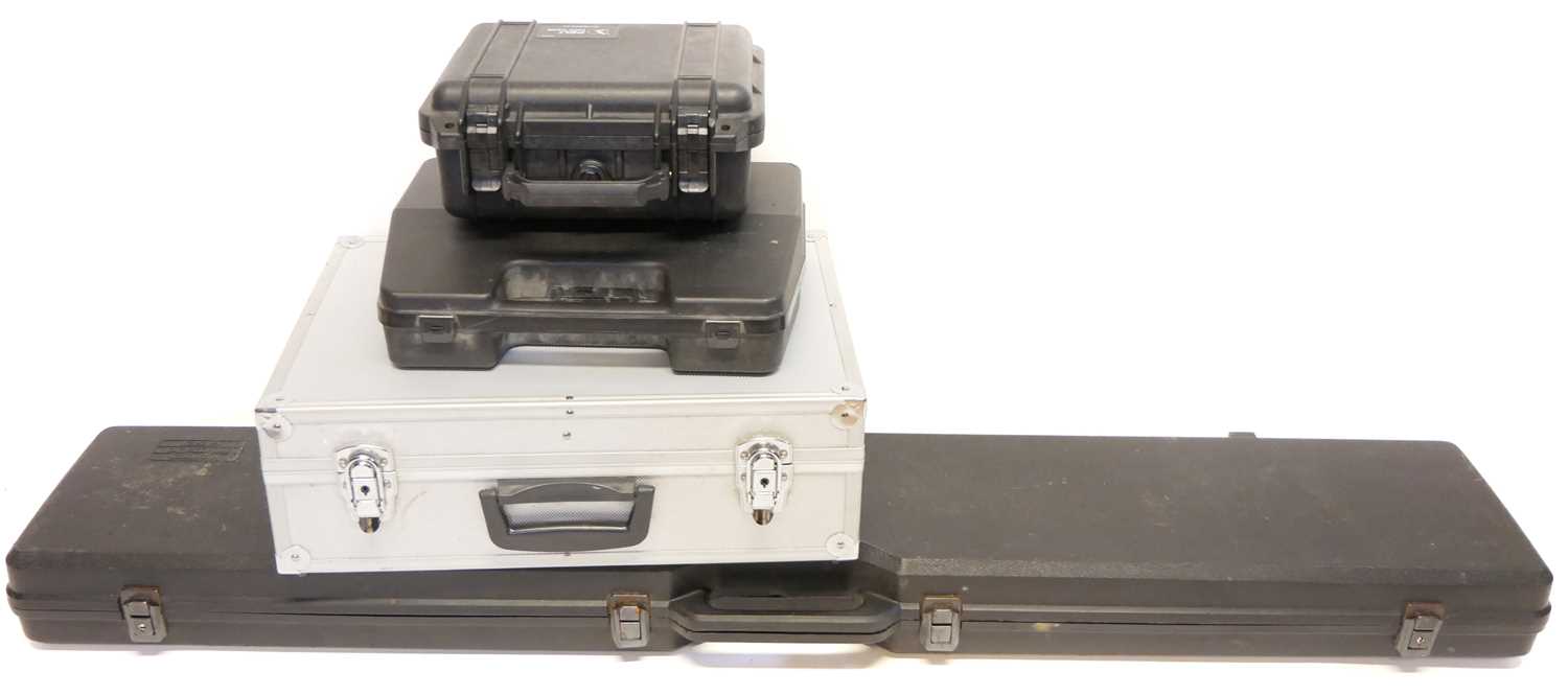 Lot 467 - MTM hard plastic rifle case, together with...