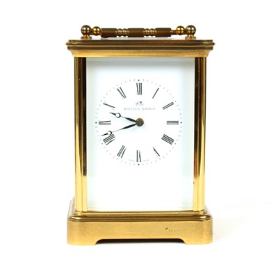 Lot 253 - Matthew Norman Carriage Clock