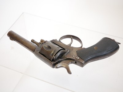 Lot 287 - Belgian 9mm revolver, serial number 676, 3.25...