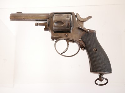 Lot 287 - Belgian 9mm revolver, serial number 676, 3.25...