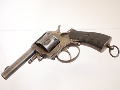 Lot 287 - Belgian 9mm revolver, serial number 676, 3.25...