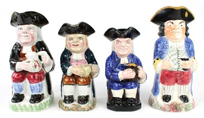 Lot 195 - Four 19th Century Toby Jugs