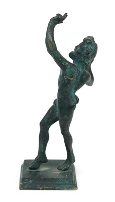 Lot 101 - Small Grand Tour-Type Patinated Bronze Figure