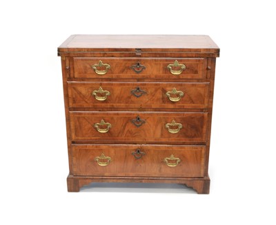 Lot 335 - 18th Century Walnut Bachelors Chest of Drawers