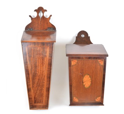 Lot 319 - 19th Century Candle Boxes