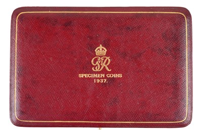Lot 36 - A Royal Mint George VI 1937 Coronation Specimen Proof Coin set, in original case of issue.