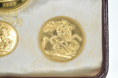 Lot 37 - A George VI 1937 Gold Proof Four Coin Specimen Set, in original presentation case.
