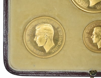 Lot 37 - A George VI 1937 Gold Proof Four Coin Specimen Set, in original presentation case.