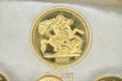Lot 37 - A George VI 1937 Gold Proof Four Coin Specimen Set, in original presentation case.