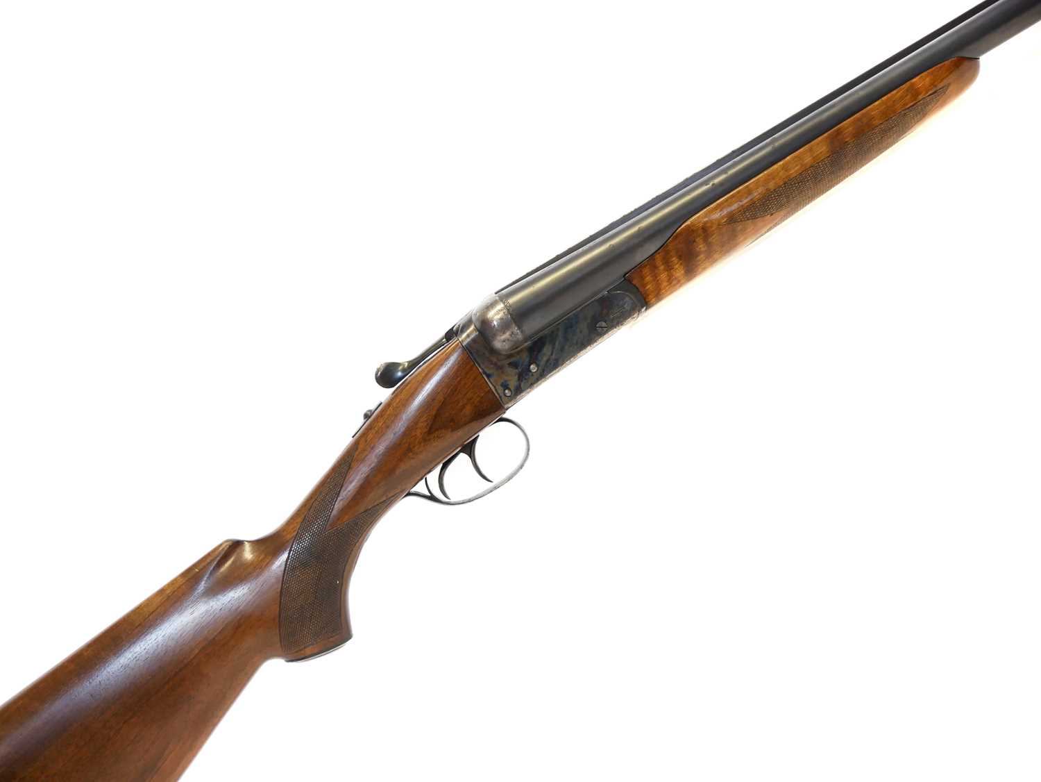 Lot 410 - AYA 10 bore side by side shotgun, serial...