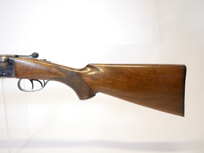 Lot 410 - AYA 10 bore side by side shotgun, serial...