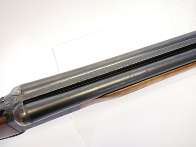 Lot 410 - AYA 10 bore side by side shotgun, serial...