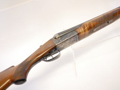 Lot 410 - AYA 10 bore side by side shotgun, serial...