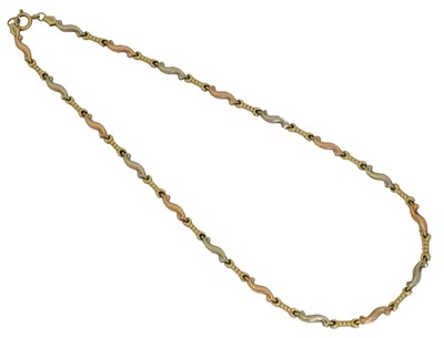 Lot 24 - A 14ct gold necklace