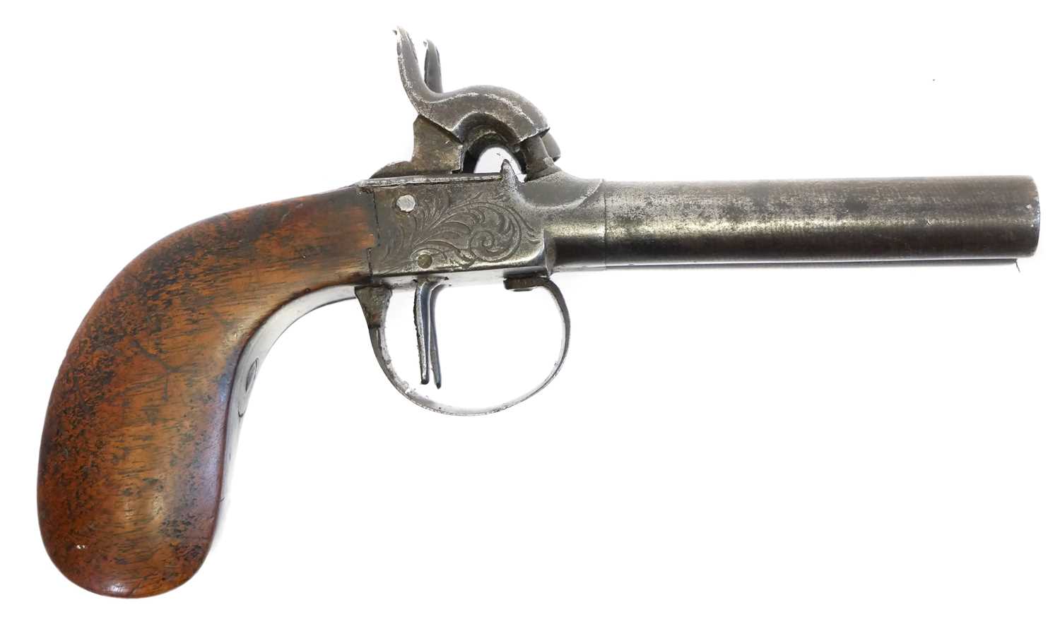 Lot 7 - Belgian 64 bore double barrel percussion...