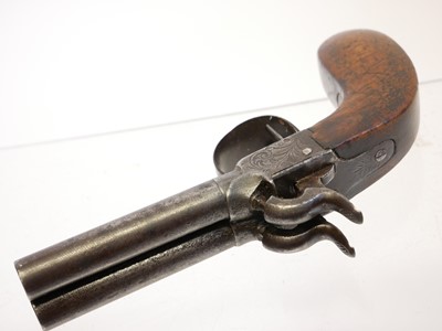 Lot 7 - Belgian 64 bore double barrel percussion...
