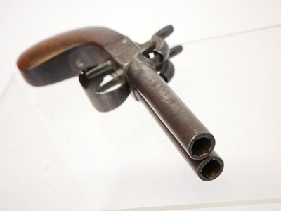 Lot 7 - Belgian 64 bore double barrel percussion...