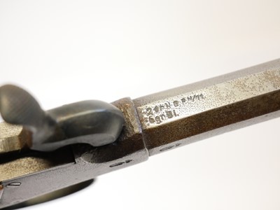 Lot 8 - German 80 bore percussion pistol, with 3inch...