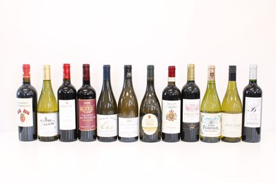Lot 4 - 12 bottles Mixed Lot Good Mature Claret, Chianti, White Burgundy, Loire and White Rhone Wines