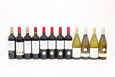 Lot 5 - 12 bottles Mixed Lot Good Mature Fine Claret and White Burgundy