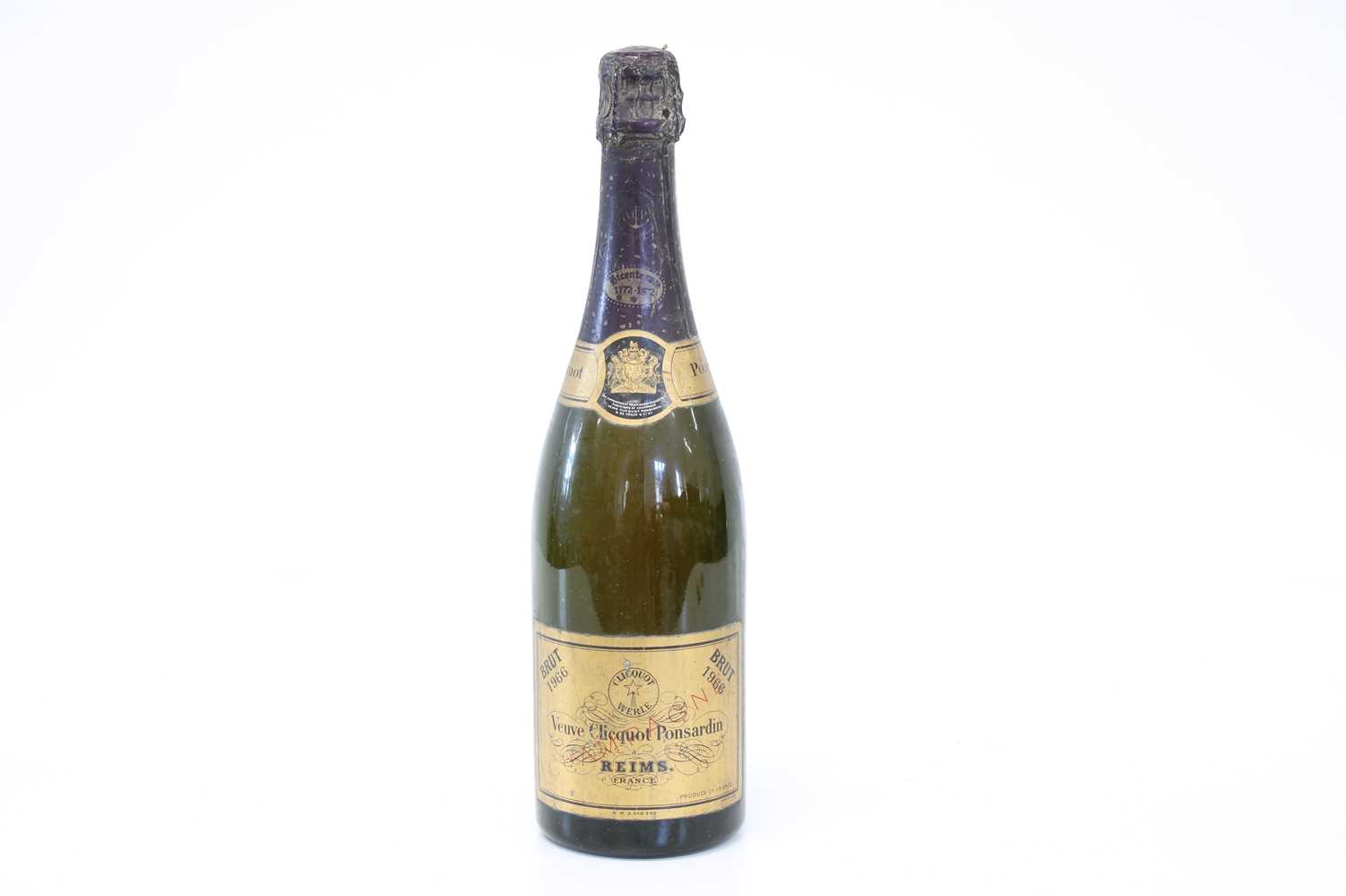 Lot 44 - Vintage Champagne Veuve Clicquot ‘Gold Label’ Brut 1966