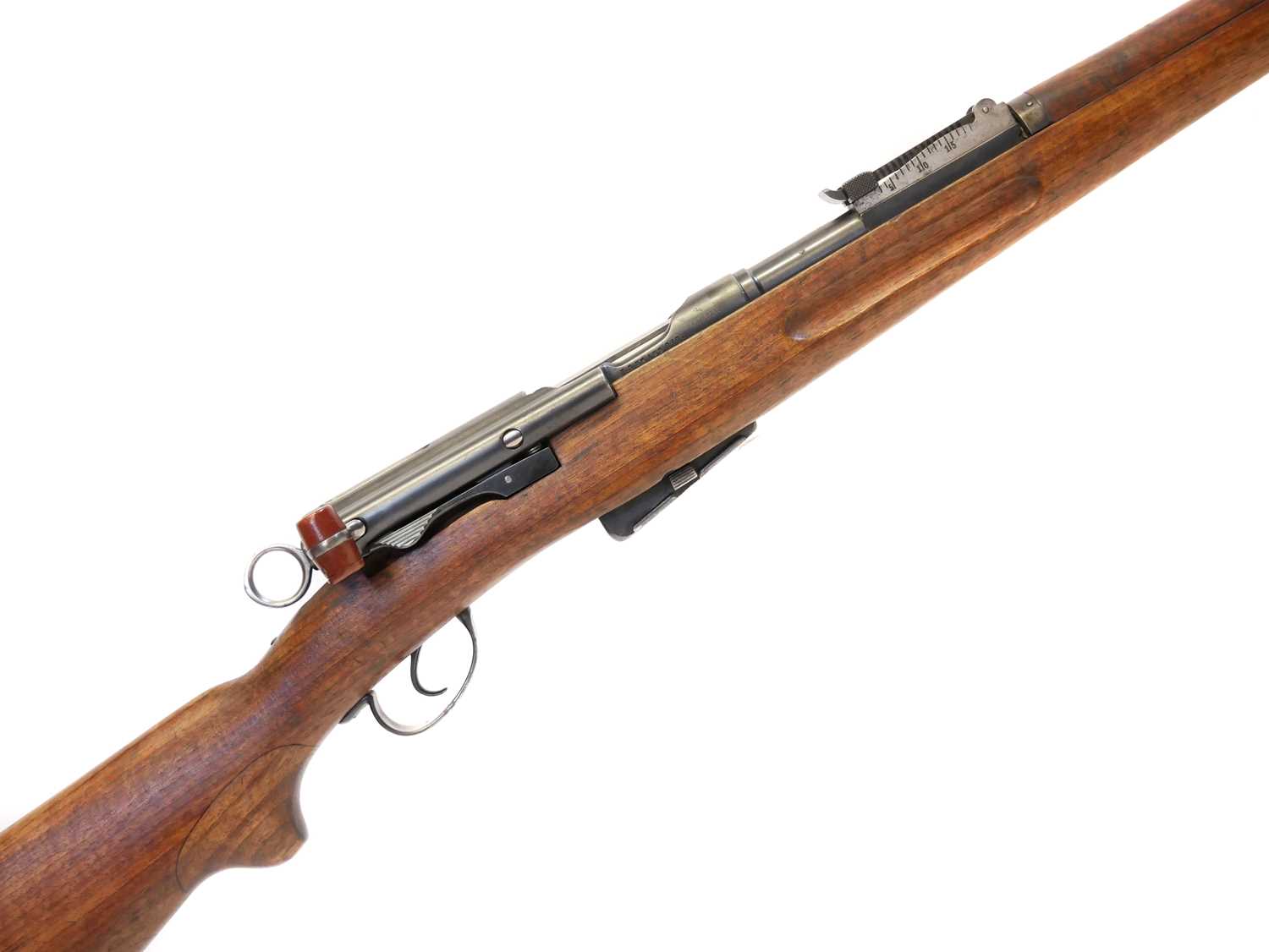 Lot 345 - Schmidt Rubin 1896 7.5mm straight pull rifle,...