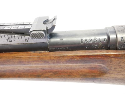 Lot 345 - Schmidt Rubin 1896 7.5mm straight pull rifle,...