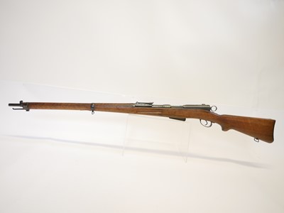 Lot 345 - Schmidt Rubin 1896 7.5mm straight pull rifle,...