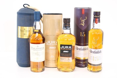 Lot 105 - 3 bottles Mixed Lot Speyside, Jura and Skye Malt Whisky