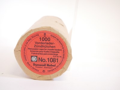 Lot 559 - One thousand RWS 1081 winged musket caps. UK...