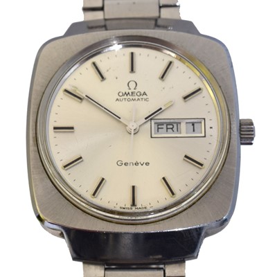 Lot A 1970s Omega Geneve automatic wristwatch, ref. 166.0170.