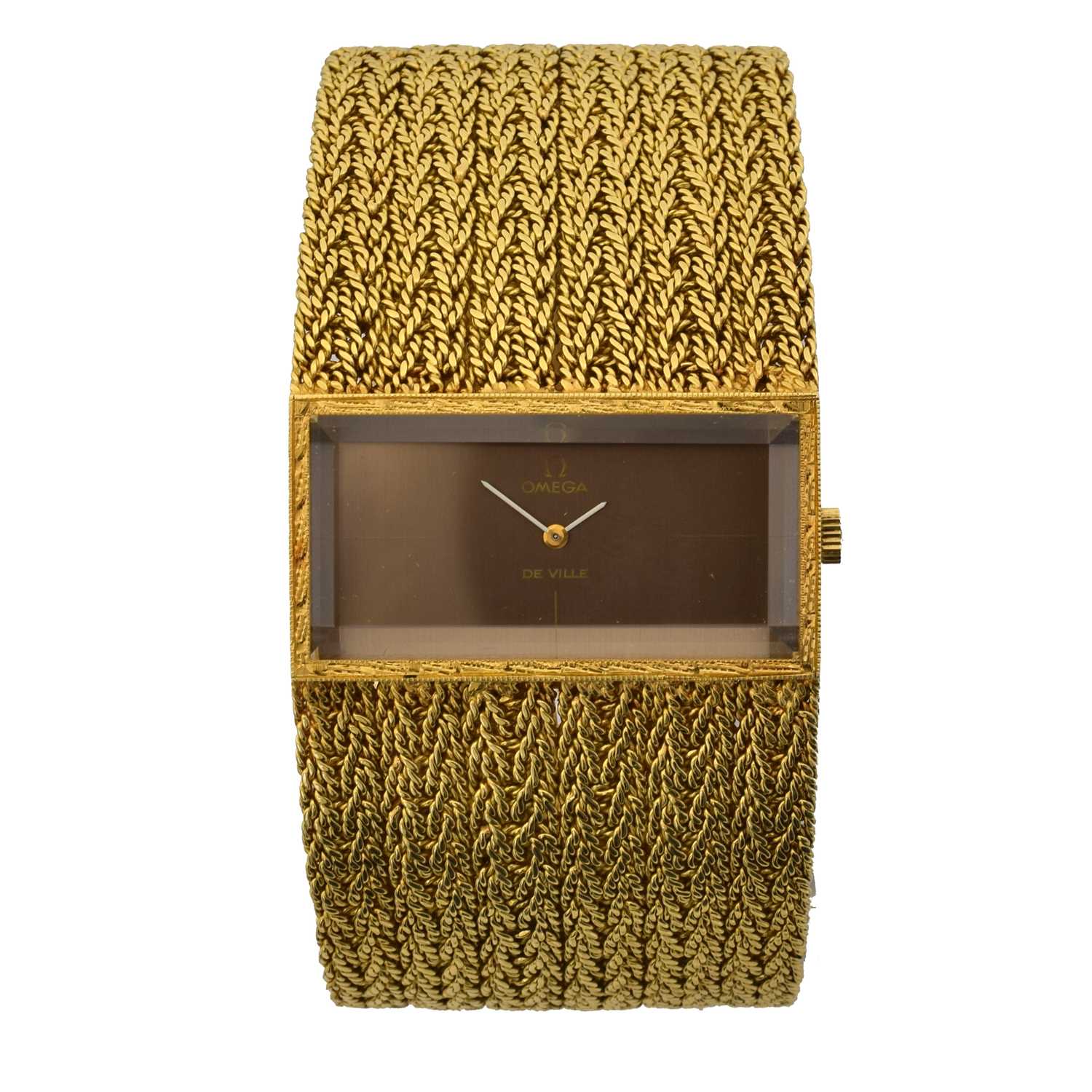 275 - A 1970s 18ct gold Omega De Ville manual wind wristwatch, ref. 97320/8270.