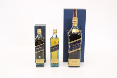 Lot 96 - A collection of 3 bottles Johnnie Walker Blue Label 'Rarest Whiskies'